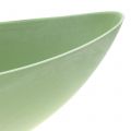 Floristik24 Deco miska miska na rastliny pastelovo zelená 39cm x 12cm V13cm