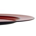 Floristik24 Plastový tanier Ø33cm červeno-čierna