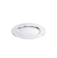 Plastové taniere strieborné Ø17cm 10p | Floristik24.sk