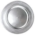 Floristik24 Plastové taniere strieborné Ø17cm 10p