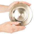 Malé okrúhle lesklé dekoratívne taniere, 17 cm, 6 kusov | Floristik24.sk