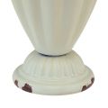 Floristik24 Váza na pohár kovový ozdobný pohár krémovo hnedý Ø9cm V13cm