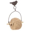 Floristik24 Praktický ozdobný držiak na stuhu, vtáčik, shabby chic