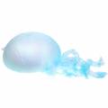 Floristik24 Ozdobná medúza na zavesenie modrá trblietavá s LED svetlom Ø26 V65cm