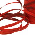 Floristik24 Rafiová stuha červená bordová darčeková stuha rafiová stuha dekoračná stuha 200m