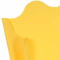 Floristik24 Rondella manžeta žltá pásikavá Ø40cm 50 dielna manžeta