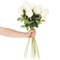 Umelý kvet ruže, dlhá stonka, do vázy, 62 cm, 12 kusov | Floristik24.sk