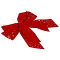 Floristik24 Červená mašľa Vianočná hviezda dekoračná mašľa vonkajšia 21cm