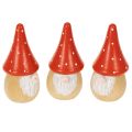 Floristik24 Mini figúrka škriatka, muchotrávka, dekorácia na stôl 10 cm, 6 ks