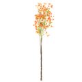 Umelý kvet orchidea vetvička oranžová filigránová dekorácia izby 110 cm 3 ks | Floristik24.sk