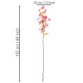 Umelá kvitnúca vetvička orchidey Oncidium 112 cm, 3 ks | Floristik24.sk