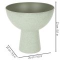 Miska so stojanom na rastliny, dekoratívna miska, 25 cm | Floristik24.sk