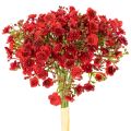 Floristik24 Umelý detský dych, červený, kytica ako kvetinová dekorácia, 30 cm, 10 kusov