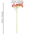 Umelý detský dych, červený, kytica ako kvetinová dekorácia, 30 cm, 10 kusov | Floristik24.sk