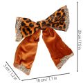 Dekoratívna mašľa s leopardím vzorom s potlačou zvieratiek 20 cm 3 ks | Floristik24.sk