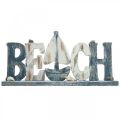 Floristik24 Displej nápis Pláž, námorná dekorácia drevo L36cm H18cm