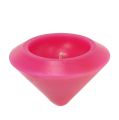 Floristik24 Plávajúca sviečka v ružovej Ø13cm