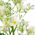 Floristik24 Kvetinová dekorácia umelým hodvábom hodvábna kvetinová dekorácia kvetina biela L72cm