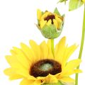 Floristik24 Umelé rastliny umelé slnečnice umelé kvety dekorácia žltá 64cm