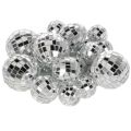 Floristik24 Dekoratívne zrkadlové gule, prvok na párty dekoráciu, strieborné, 2-4 cm, 50 kusov
