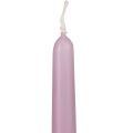 Kužeľové sviečky Wenzel sviečky lila 250/23mm 12 ks | Floristik24.sk