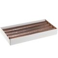 Kužeľové sviečky plnofarebné medené lakované 34x300mm 4 ks | Floristik24.sk