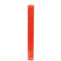 Floristik24 Sviečky oranžovej farby Taper 34 mm x 300 mm 4 kusy