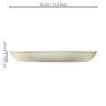 Svietnik na sviečky Tapered pre 4 sviečky, miska na sviečky, sivý kov, Ø30 cm | Floristik24.sk