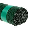 Floristik24 Zásuvný drôt lakovaný zelenou farbou 1,0/300 mm 2,5 kg