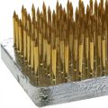 Floristik24 Palica Kenzan Rectangular Silver Brass 50×35mm