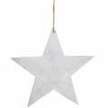 Floristik24 Vianočná dekorácia dekorácia hviezda na zavesenie 30cm 3ks