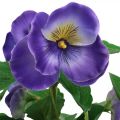 Floristik24 Umelá maceška fialová umelý kvet lúčny kvet 30cm