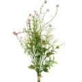 Floristik24 Jarná kytica umelá ružová, biela, zelená kytica umelých kvetov V43cm