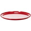 Floristik24 Dekoratívny podnos, červený, minimalistický dizajn, 27 cm