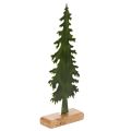 Floristik24 Dekoratívna figúrka vianočného stromčeka s dreveným podstavcom, 36 cm