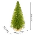 Umelý vianočný stromček s dreveným podstavcom, malý, 16 cm, 6 kusov | Floristik24.sk