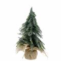 Floristik24 Deco vianočný stromček trblietavý zelený 20cm