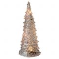 Floristik24 Vianočný stromček akryl s LED svetlom 17cm Ø6cm
