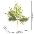 Umelá jedľová vetvička na slávnostnú dekoráciu, 22 cm, 2 kusy | Floristik24.sk