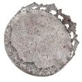 Svietnik na čajovú sviečku na zasunutie vintage Ø7cm V7,5cm šedý 4 ks | Floristik24.sk