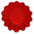 Floristik24 Ozdobná miska forma na pečenie smaltovaný vzhľad červená, zlatá Ø12,5cm V4cm