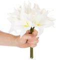 Umelé kvety bielej tigrovanej ľalie do vázy a aranžmánov, kytica 29 cm, 6 kusov | Floristik24.sk