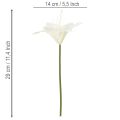Umelé kvety bielej tigrovanej ľalie do vázy a aranžmánov, kytica 29 cm, 6 kusov | Floristik24.sk