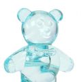 Floristik24 Stolová dekorácia k narodeniu malého medvedíka modrá 3,5 cm 60 kusov