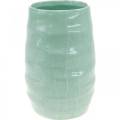 Floristik24 Keramická váza vlnovka, výzdoba vázy, keramická nádoba V20cm