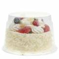 Floristik24 Umelá smotanová torta s bobuľami Ø15cm V11,5cm