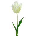 Floristik24 Tulipán biely umelý 70cm