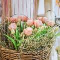 Floristik24 Tulip Bunch Real Touch Umelé kvety Umelé tulipány ružové