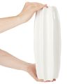 Rebrovaná váza, moderná keramická váza na sušené kvety, 40 cm | Floristik24.sk