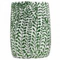 Floristik24 Kvetinová dekoratívna váza, keramická nádoba, stolová dekorácia, betónový vzhľad Ø15,5cm V21cm